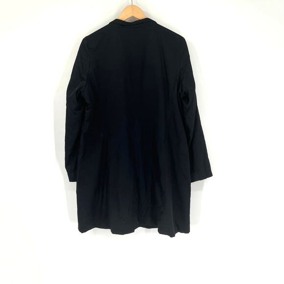 Eileen Fisher Lined Lagenlook Jacket Black Size Petite Large - Picture 2 of 6
